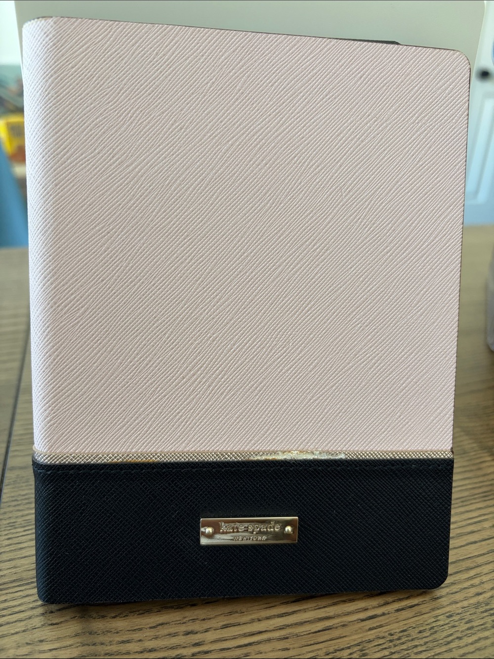 kate spade Pink and Black Tablet Case with Gold Accent